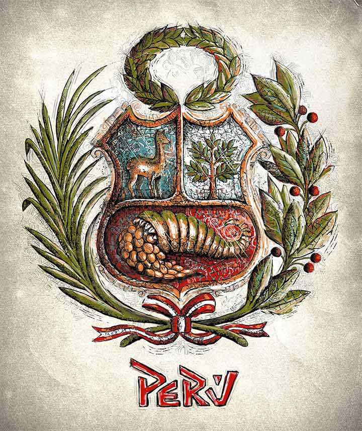 Escudo de armas del Perú