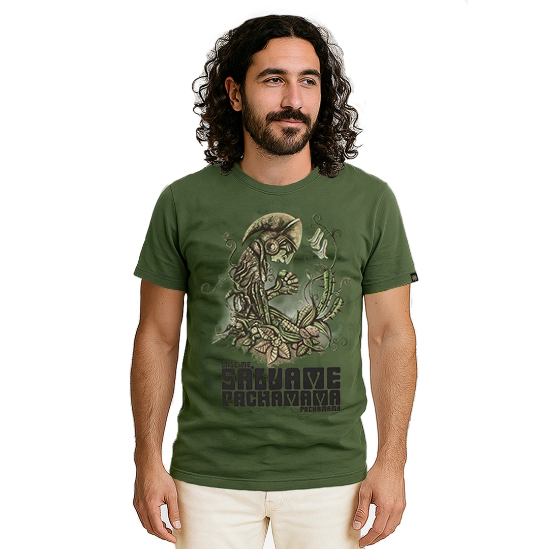 Salvame Pachamama-verde-redondo-caballero Salvame Pachamama-verde-redondo-caballero