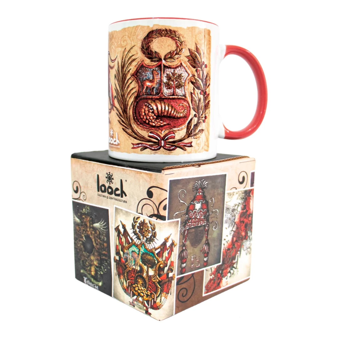 escudo de armas lateral izquierdo