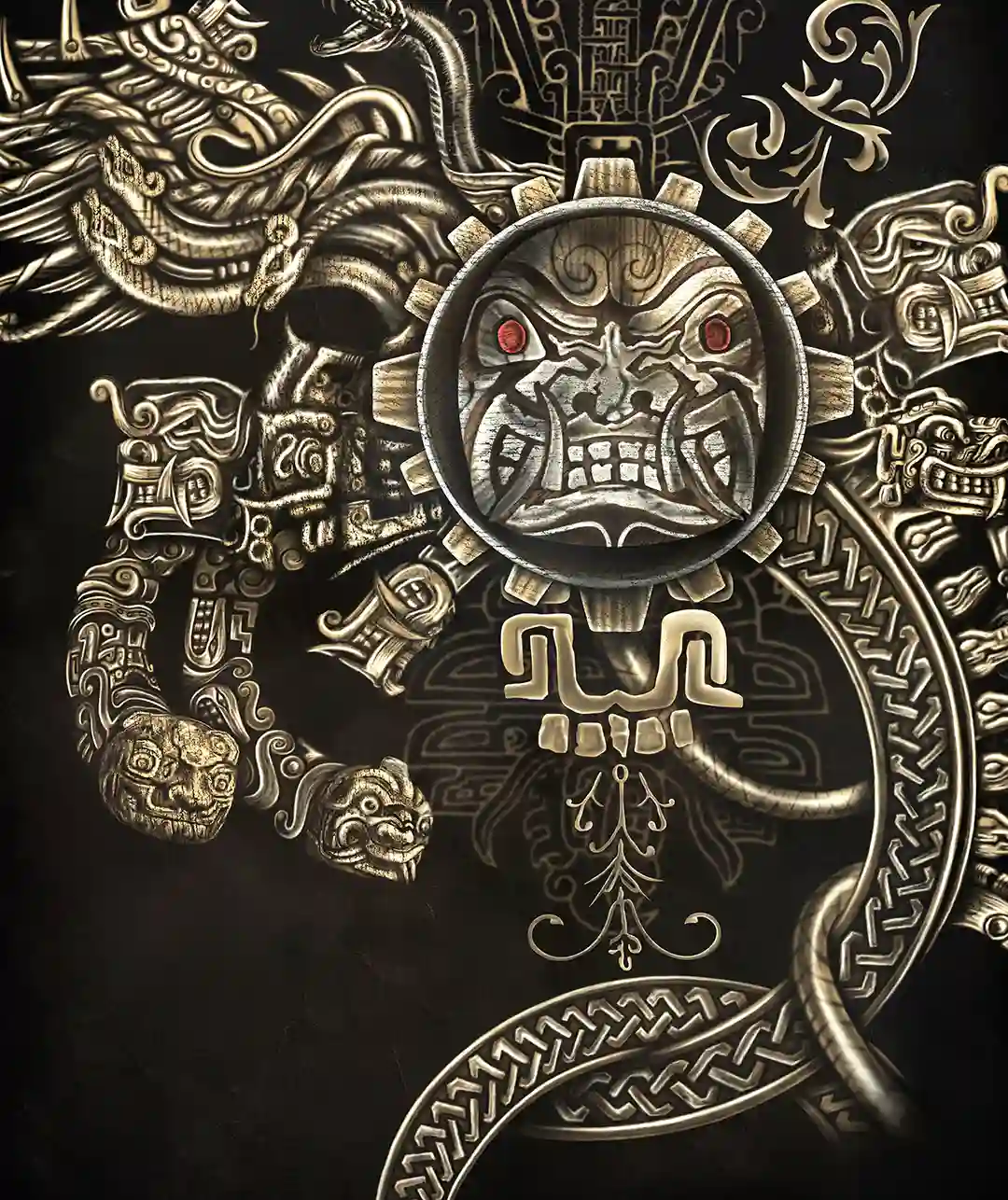 Cabezas clavas Chavín banner