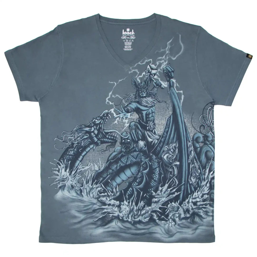 Thor y Jormundgander Acero