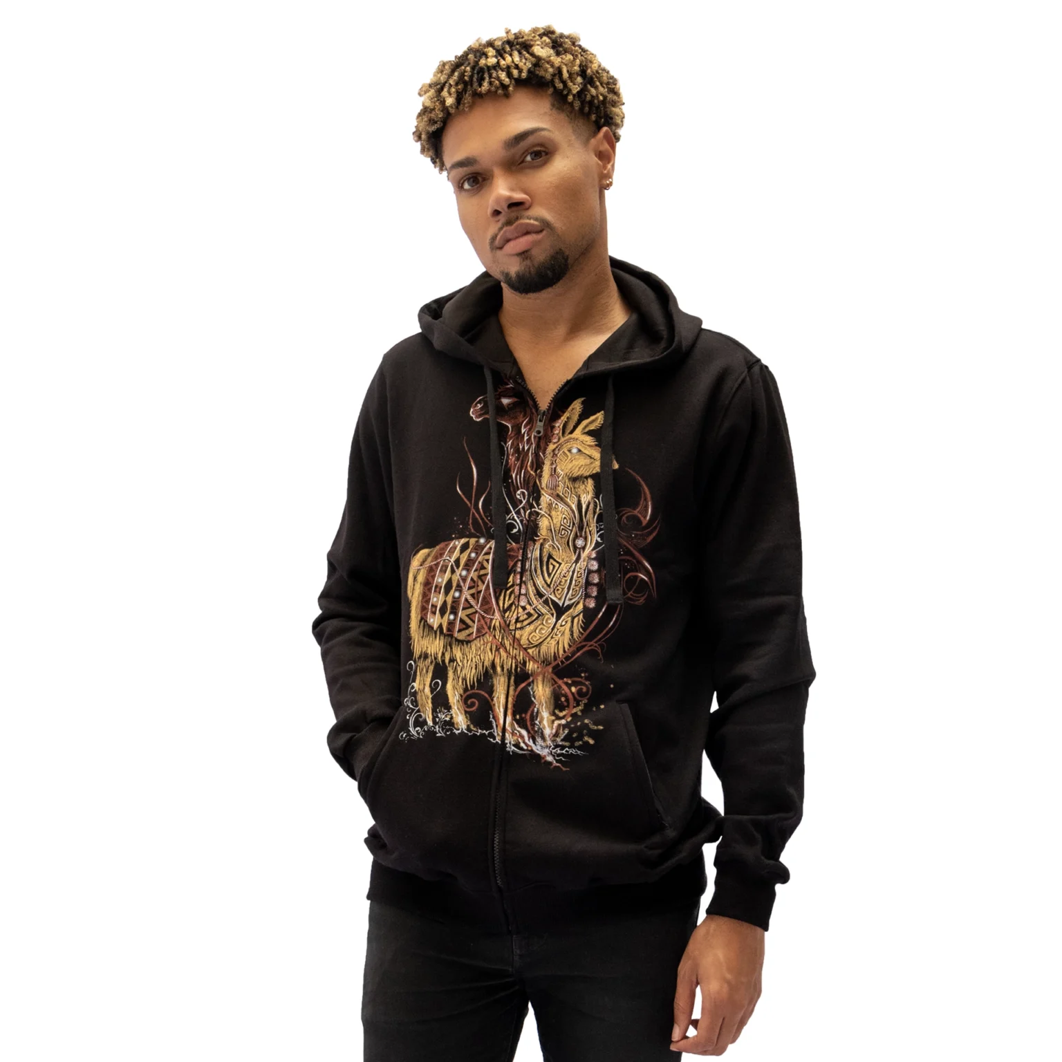 Modelado polera Llama Modelado polera Llama